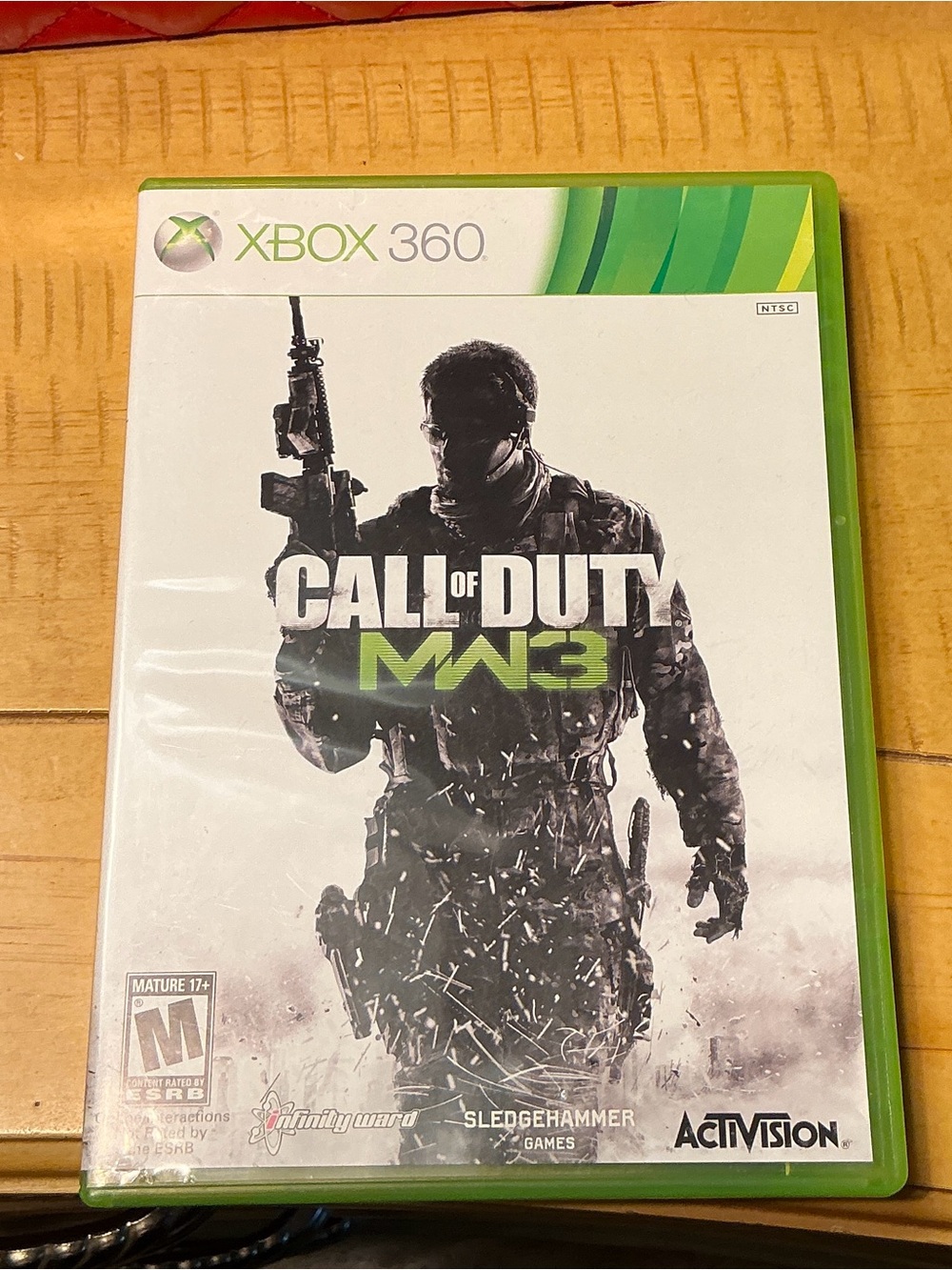 Call of Duty: MW3 Xbox 360 - Green/White Cover